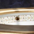 Dizajni barok me lavaman të integruar në argjilën e zjarrit të bërë në Itali, Egje Viadurini