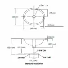 Dizajni barok me lavaman të integruar në argjilën e zjarrit të bërë në Itali, Egje Viadurini