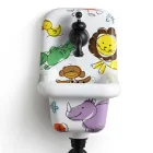 Lavaman me qeramikë të modeluar me model të modeluar 26 cm - Jordan Viadurini