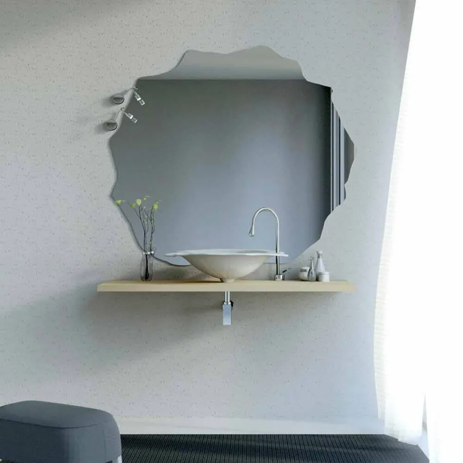 Mbështetje për modelimin modern të larjes në formën e faruglium të gjetheve Viadurini