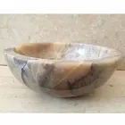 Larje countertop në gur natyral onyx Ana, punuar me dorë Viadurini