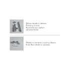 Lavaman banjoje banjash me tavolinë ose mur në qeramikë Prodhuar në Itali - Akt Viadurini