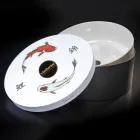 Lavaman banjo me dizajn të bardhë në balte zjarrduruese Prodhuar në Itali - Tatiana Viadurini