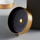 Lavaman banjoje prej guri prej porcelani të kthyer me dorë Prodhuar në Itali - Shigjeta Viadurini