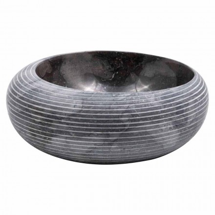 Llambë banjo e sipërme e dizajnit në punuar me dorë nga mermeri, Bubbio Viadurini