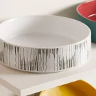 Lavaman banak për banjë në enë guri prej porcelani Prodhuar në Itali - Zarf Viadurini