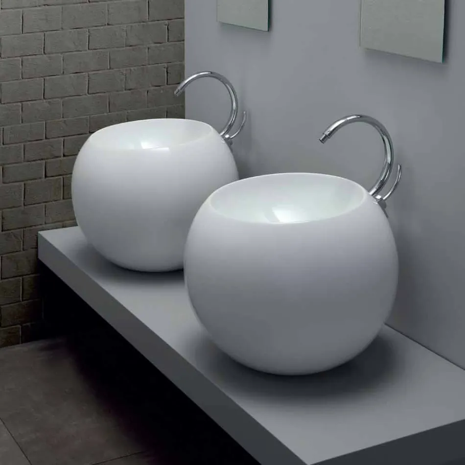 Lavaman në formë plumbi në pllakën qeramike me ngjyrë Viadurini