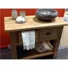 Lavaman countertop artizanal në lumin Modern Modern Stone - Aurea Viadurini