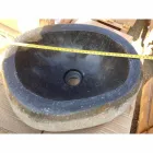 Lavaman countertop artizanal në lumin Modern Modern Stone - Aurea Viadurini