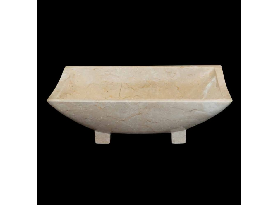 Banjo e projektimit për lavaman në gur natyral Iria, pjesë unike Viadurini