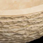 Lavaman Mbështjellës i bardhë me gur natyral, një copë Viadurini