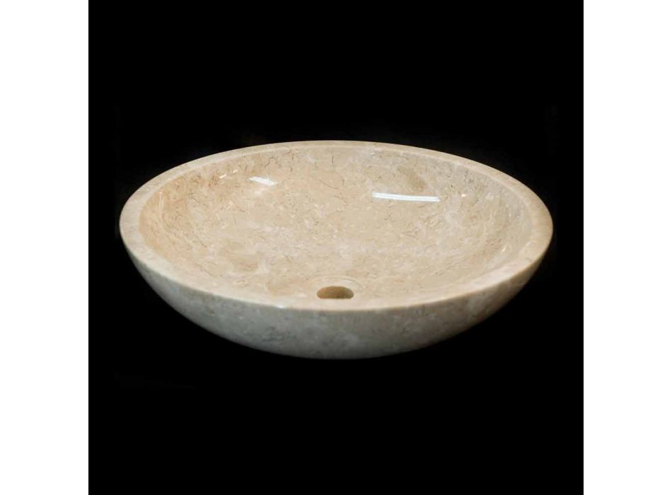 Lavaman i bardhë në gur natyral Ziva, një copë Viadurini