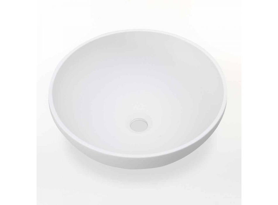 Countertop Washbasin Rrëshirë me dizajn modern Made in Italy - Cavan Viadurini