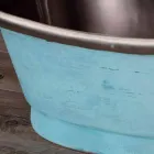 Lavaman mbaroi në hekur të bardhë dhe verdigri Cala Viadurini