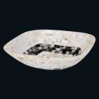 Lavaman countertop me futje në predha Bea, copë unike Viadurini