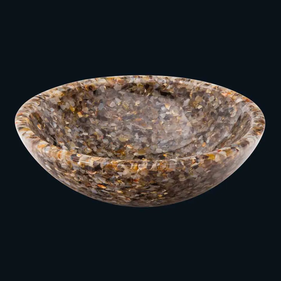 Dizenjoni lavaman për countertop në rrëshirë artificiale dhe guri Ofelia Viadurini