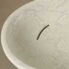 Larja e bardhë e pllakave me pllaka qeramike e bërë në Itali me shkëlqim Viadurini