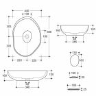 Dizajn pastrues banjos countertop bërë në Itali Stem Viadurini