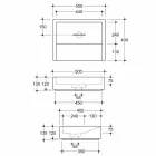 Dizenjoni lavaman drejtkëndëshe qeramike të bërë në Itali Dalia Viadurini
