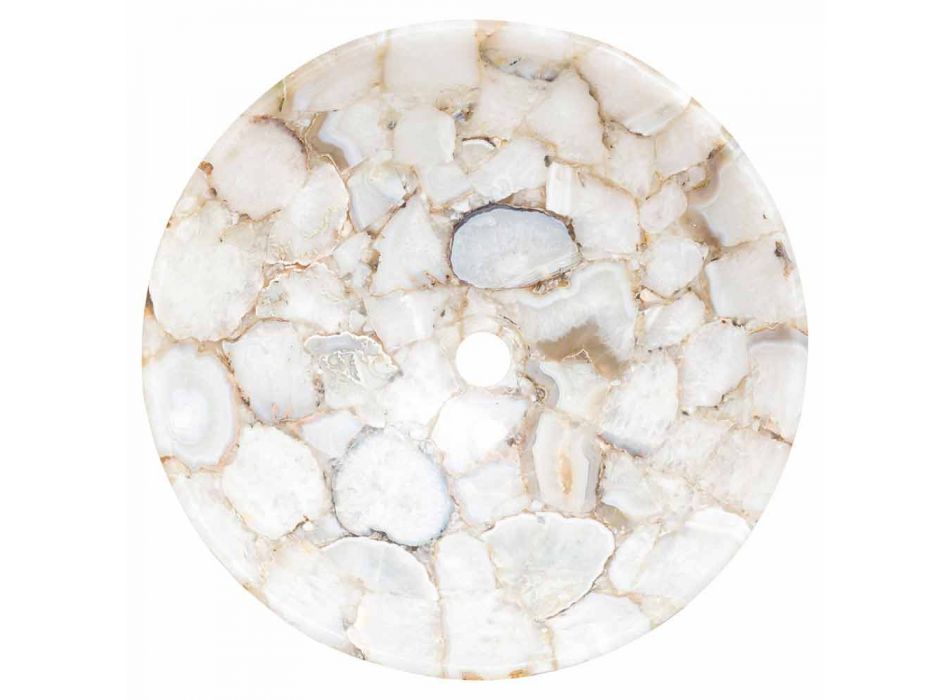 Dizenjoni lavazhin e countertopit në gurin kristalor Poncho Viadurini