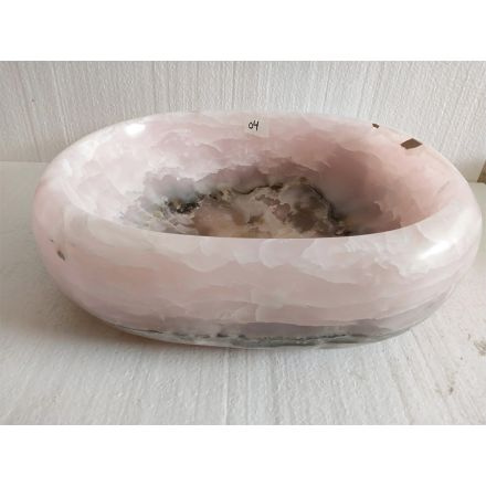 Dizajn pastrues countertop në gur rozë oniks Baffo, copë unike Viadurini