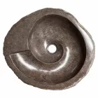 Lavaman countertop i dizajnit modern në gurin e lumit, Busca Viadurini