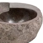 Lavaman countertop i dizajnit modern në gurin e lumit, Busca Viadurini