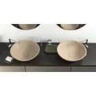 Lavaman banesash moderne rrethore, të bëra në Itali, Donnas Viadurini