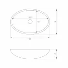 Pastrim lavaman me këmbë ovale të prodhuar në Itali, Frascati Viadurini