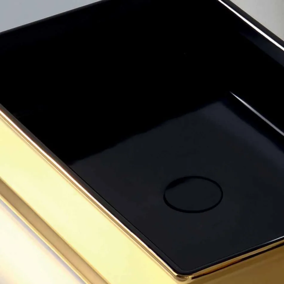 Lavatrice countertop countertop me dy ngjyra prodhuar në Itali nga Debora Viadurini