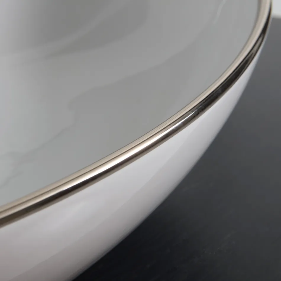 Lavaman tavani me ngjyra qeramike me finitura të ndryshme L 65 cm - Kub Viadurini