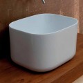 Banjë lavamani qeramike countertop me dizajn modern Drejtkëndëshe 50x40cm