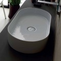 Banak i lavamanit të sipërm të qeramikës me dizajn modern Dielli i bërë në Itali 65x35 cm