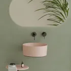 Lavaman qeramike countertop me punime të ndryshme Prodhuar në Itali - Topa Viadurini