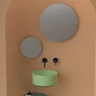 Lavaman qeramike countertop me punime të ndryshme Prodhuar në Itali - Topa Viadurini