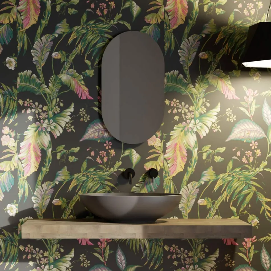 Lavaman banak në qeramikë me shkëlqim ose mat Made in Italy - Ferry Viadurini