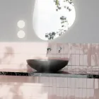 Lavaman banak në qeramikë me shkëlqim ose mat Made in Italy - Ferry Viadurini