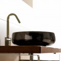 Countertop lavaman në qeramikë të punuar me dorë në raku në Itali, Ramon