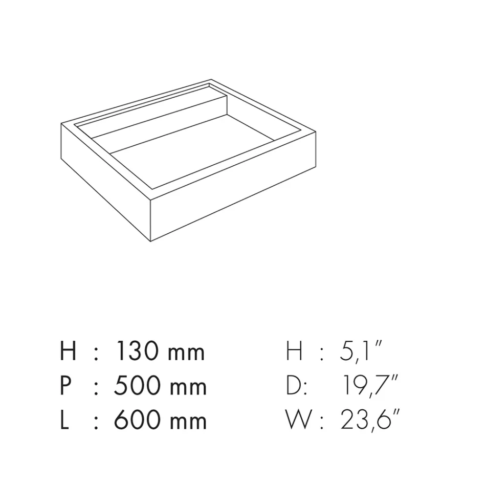 Lavaman banake prej guri prej porcelani me efekt mermeri Prodhuar në Itali - Cervia Viadurini