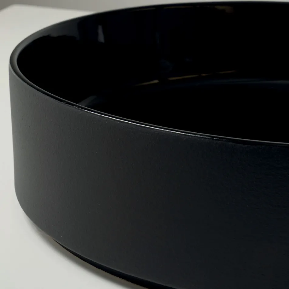 Lavaman prej porcelani Halo i përpunuar me dorë, i prodhuar në Itali Viadurini