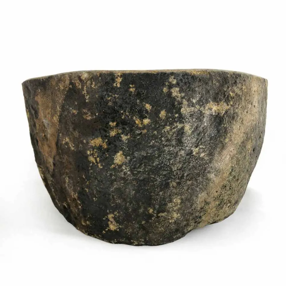 Lavaman countertop në gur natyral lumi Agra Viadurini