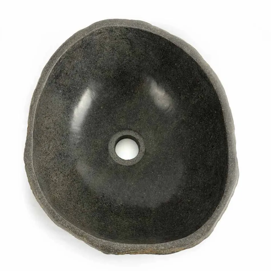 Lavaman countertop në gur natyral lumi Agra Viadurini