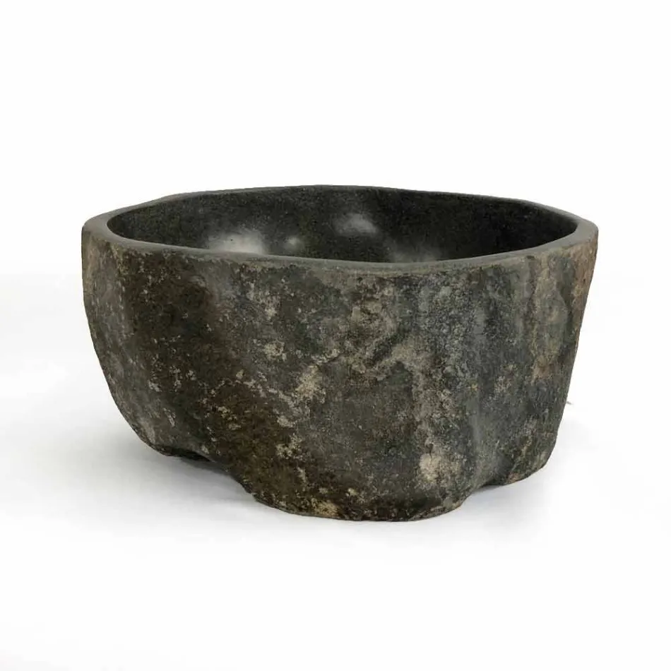 Lavaman countertop në gur natyral lumi Agra Viadurini