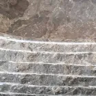 Lavaman banje countertop guri gri, copë unike Viadurini