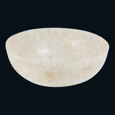 Lavatrice countertop kristal Tala kuarc, copë unike e bërë me dorë Viadurini