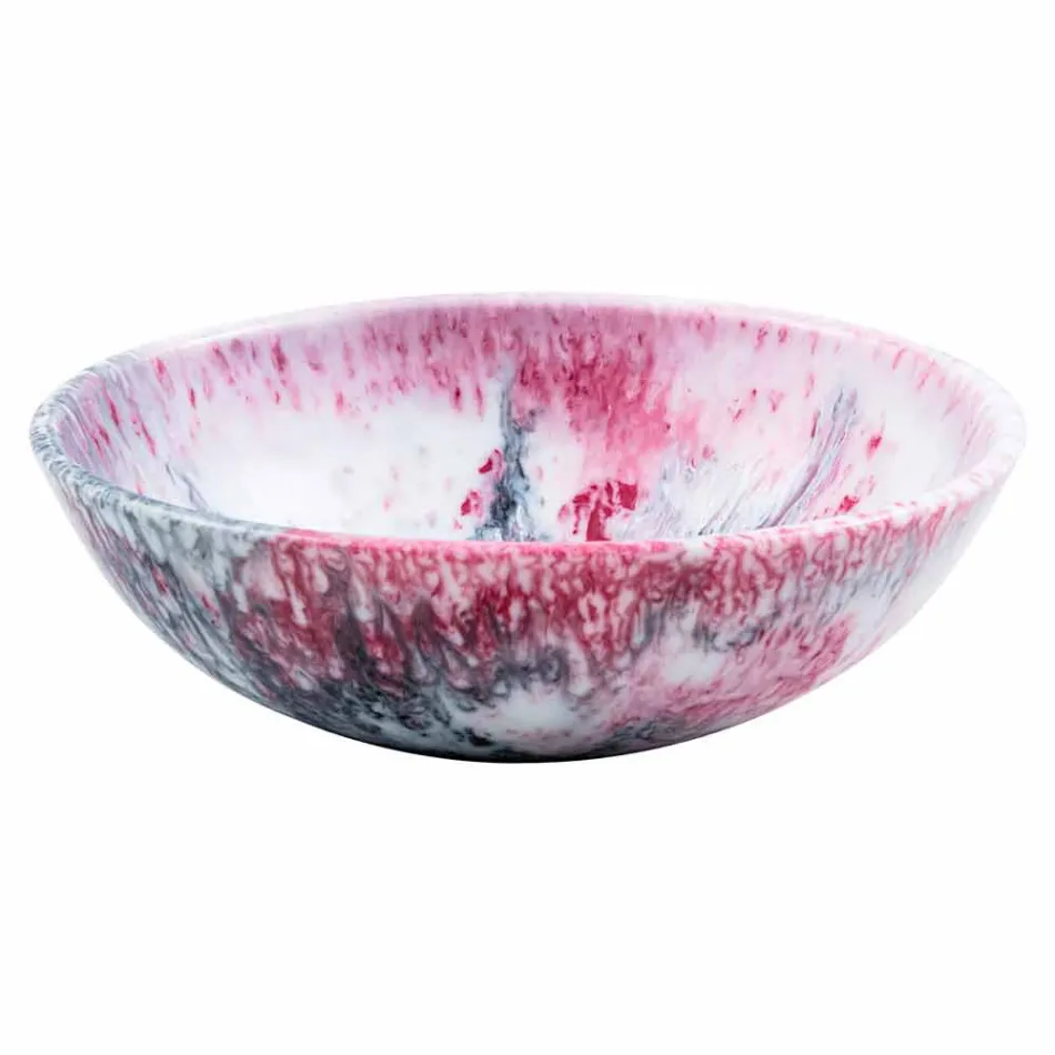 Countertop banjë moderne me rrëshirë me dy ton - Dogliola Viadurini