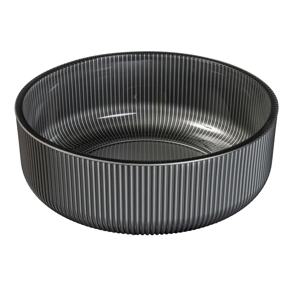 Lavaman për sipërfaqe pune prej xhami venecian të veshur me rrëshirë dhe të lyer - Excelsior Viadurini