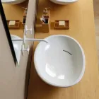 Dizajni i larë me lavaman qeramikë të bërë në Itali me shkëlqim Viadurini