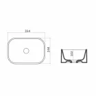 L35 cm Made in Italy Qeramike Countertop Washbasin Leivi Viadurini