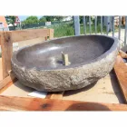 Lavaman Countertop i punuar me dorë në Lumin Stone - Aurea Viadurini